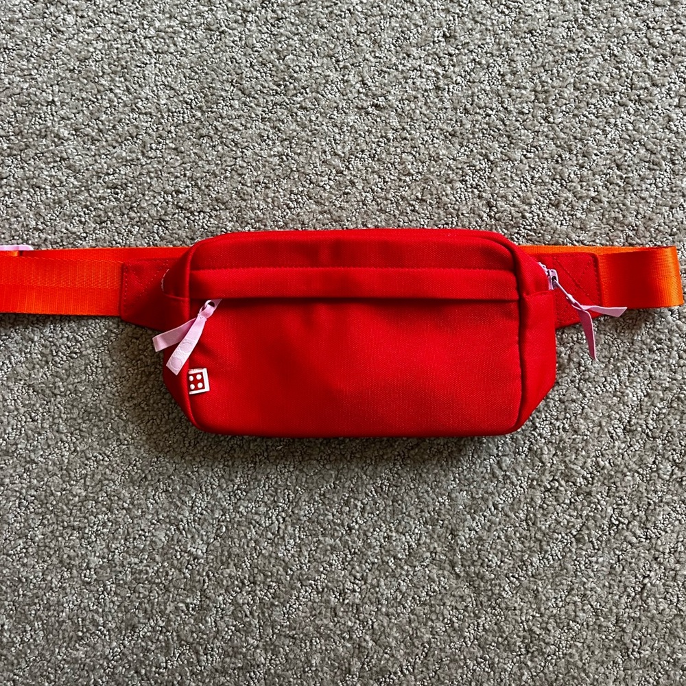 Lego Vibrant Red Belt Bag with Orange Strap